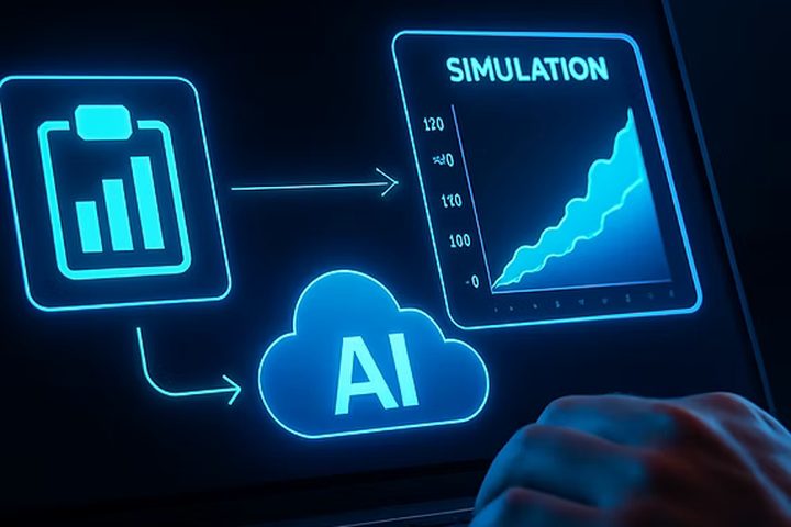 AI 예측 분석 대시보드 화면